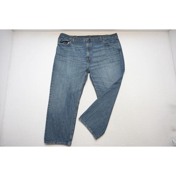 Levi's 559 Relaxed Straight Fit Rugged Blue Denim Jeans Mens Size 48 x 30 - Picture 2 of 7